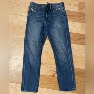 Madewell classic straight jeans